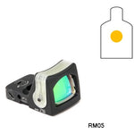 RMR Dual-Illuminated Reflex SIght, Fiber Optics/Tritium 9.0 MOA Amber Dot