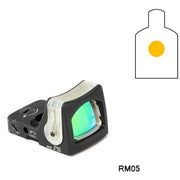 RMR Dual-Illuminated Reflex SIght, Fiber Optics/Tritium 9.0 MOA Amber Dot