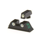 Meprolight, Glock Tru-Dot Sights, 9mm.357 Sig.40 S&W, and .45 Gap, Green/Yellow, Black, ML10224SUP Y