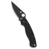 Spyderco Para Military 2 Signature 8.24" Folding Knife with 3.42" CPM S30V Steel Blade and Black G-10 Handle - PlainEdge - C81GPBK2