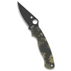 Spyderco Para Military 2 Signature Camo Folding Knife with 3.42" CPM S30V Black Steel Blade and Durable G-10 Handle - PlainEdge - C81GPCMOBK2