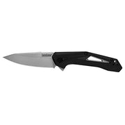 Kershaw Airlock Folding Pocket Knife, 3-Inch Blade with SpeedSafe Assisted Opening, Inset Liner Lock (1385), Black