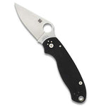 Spyderco Para 3 Signature Folding Utility Pocket Knife with 2.95" Stainless Steel Blade and G-10 Handle - Everyday Carry - PlainEdge - C223GP