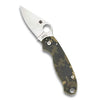 Spyderco Para 3 Camo Signature Folding Utility Pocket Knife with 2.95" Stainless Steel Blade and G-10 Handle - Everyday Carry - PlainEdge - C223GPCMO