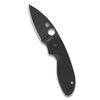 Spyderco Efficient Value Folding Knife with 2.98" Drop-Point Black Blade and Durable Black G-10 Handle - PlainEdge - C216GPBBK