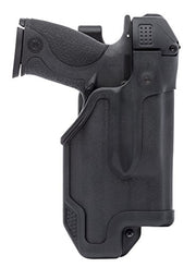 BLACKHAWK 44E000BK-R Glock 17/22/31 Epoch Level 3 Molded Light Bearing Duty Holster, Matte