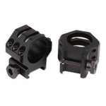 WEAVER 1-Inch Six Hole Tactical Extra High Rings (Matte Black)