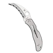 Spyderco Harpy Folding Knife with 2.75" Hawkbill VG-10 Steel Blade and Durable Stainless Steel Handle - SpyderEdge - C08S