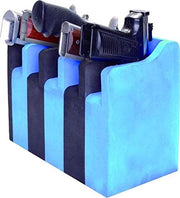 G5 Outdoors 5 Pistol Soft Cradle Holder -Black/Blue, multi, One Size (GPS-F500CRN)