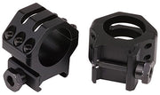 WEAVER 1-Inch Six Hole Tactical High Rings (Matte Black)