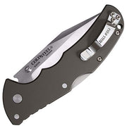 Cold Steel Code 4 Folding Knife, 3 1/2" Satin Plain Blade, Clip Point, Aluminum Handle
