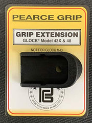 Pearce Grip, Grip Extension for Glock 43X & 48, Black
