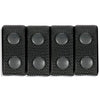 Army Universe Black Police, Security & Law Enforcement Belt Keepers 4 Pack, One size fits most