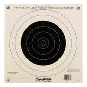 Champion Official NRA Paper Targets 100 yd. Small Bore Rifle (Single Bull) 12 Pack # 40762